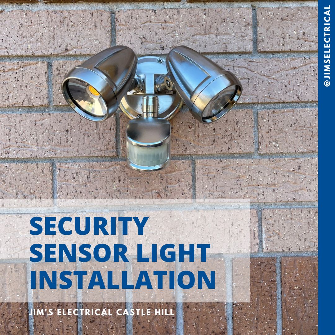 Security Sensor Light Installation